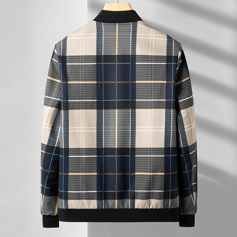 Chaqueta bómber Ansel a cuadros