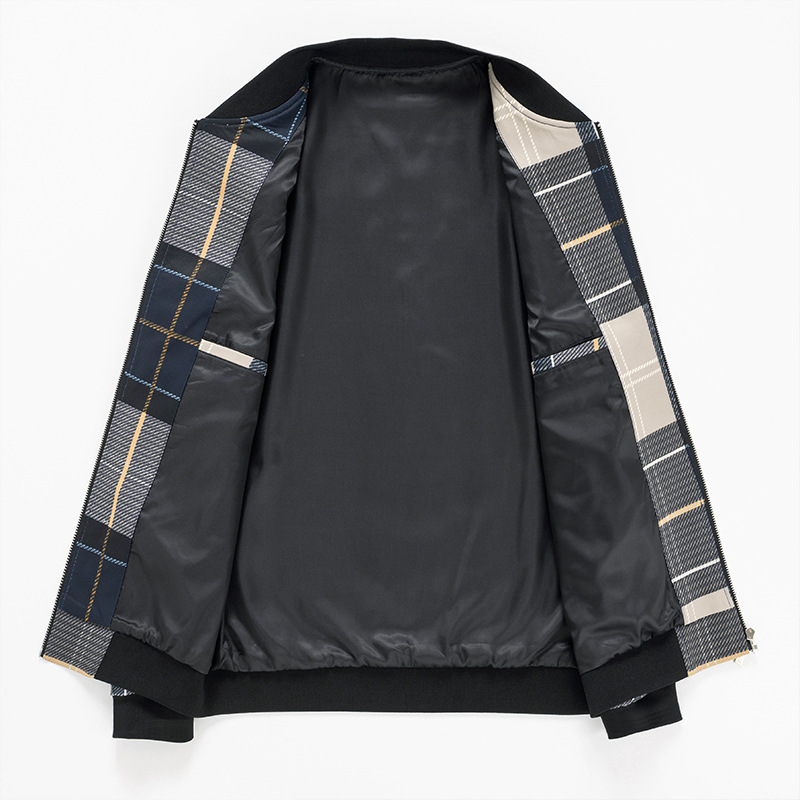 Chaqueta bómber Ansel a cuadros