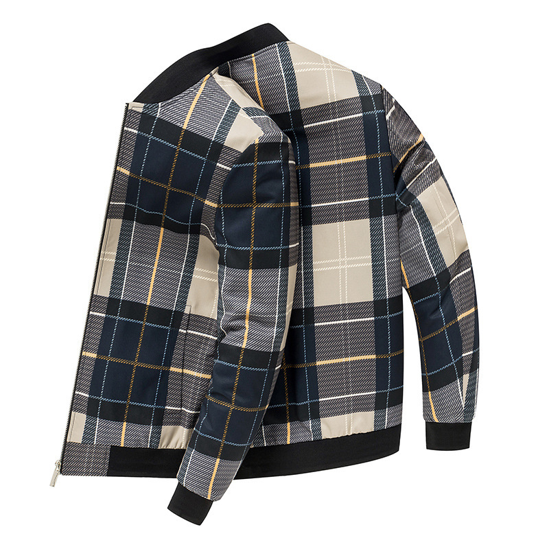 Chaqueta bómber Ansel a cuadros