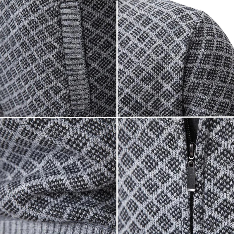 Chaqueta de punto jacquard Remy Royal