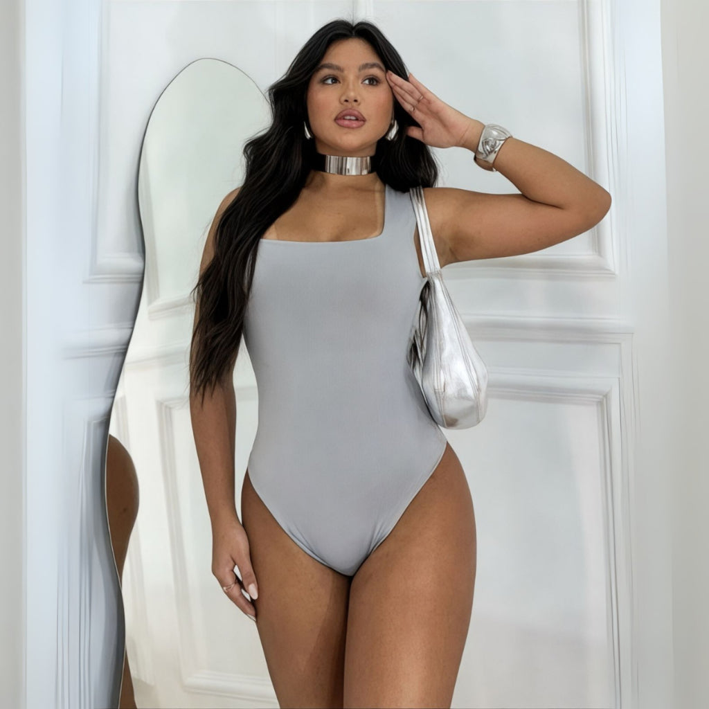 Kit 2 Bodys Femeninos de Suplex sin Mangas Doble Premium