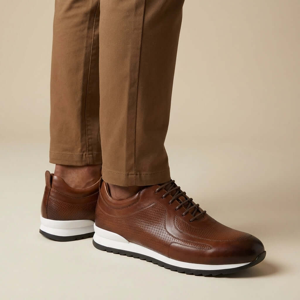 Zapatillas de piel Lucano