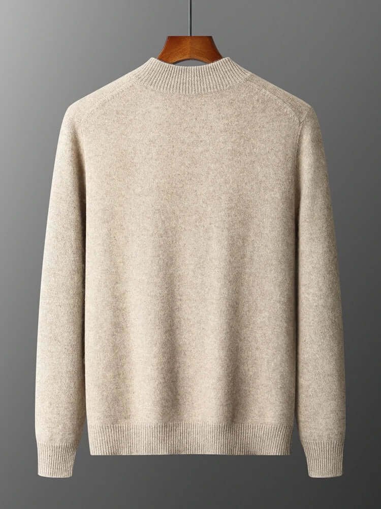 Cárdigan de Merino con Cresta