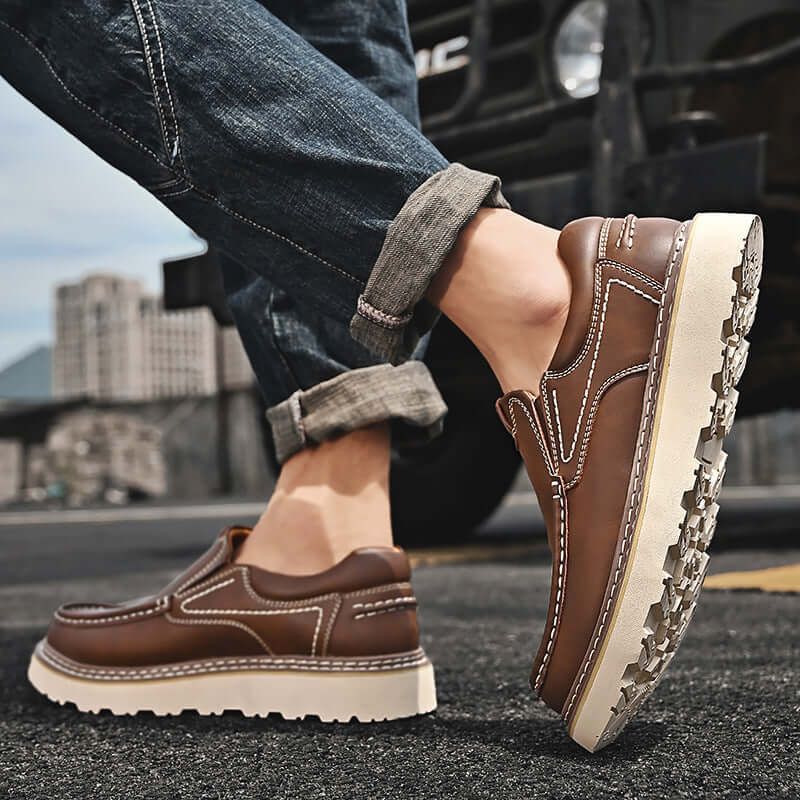 Mocasines de cuero Monza
