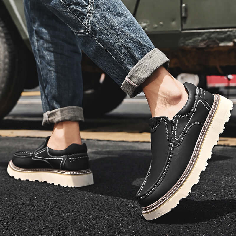 Mocasines de cuero Monza