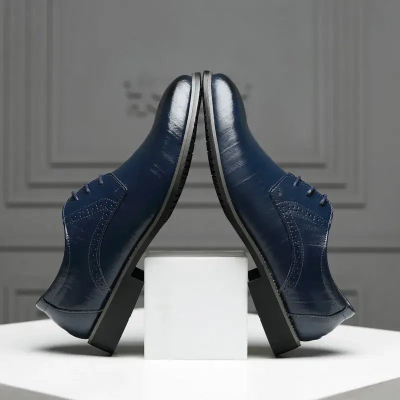 Zapatos de vestir con punta de ala Roma - Piel sintética de primera calidad
