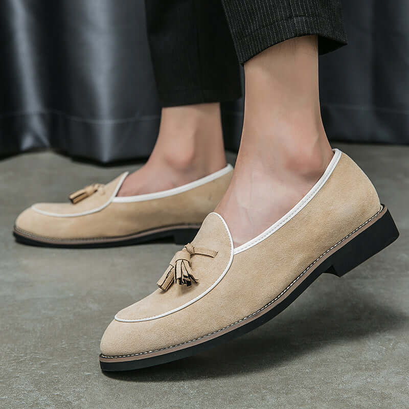 Mocasines de ante italianos Valenti