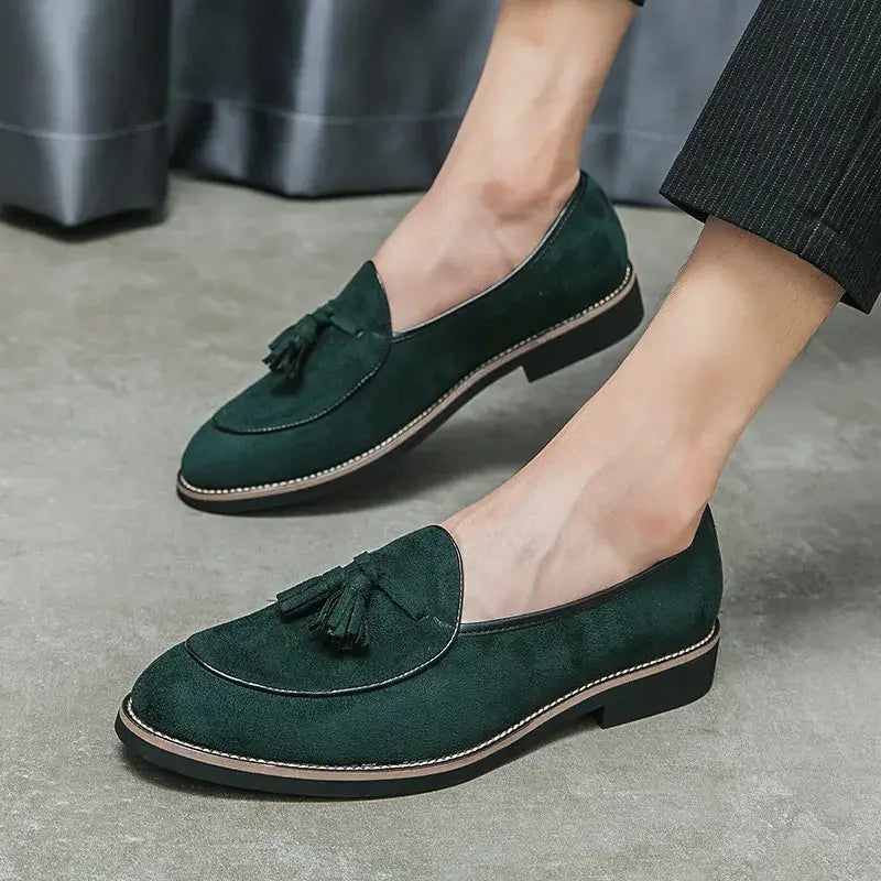 Mocasines de ante italianos Valenti
